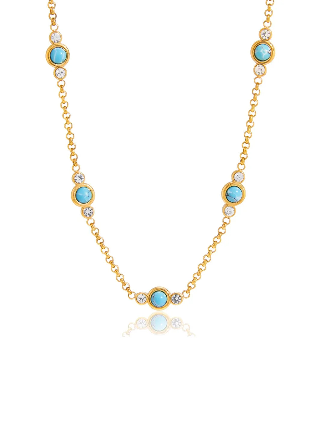 MINIMAL CZ FOCAL NECKLACE