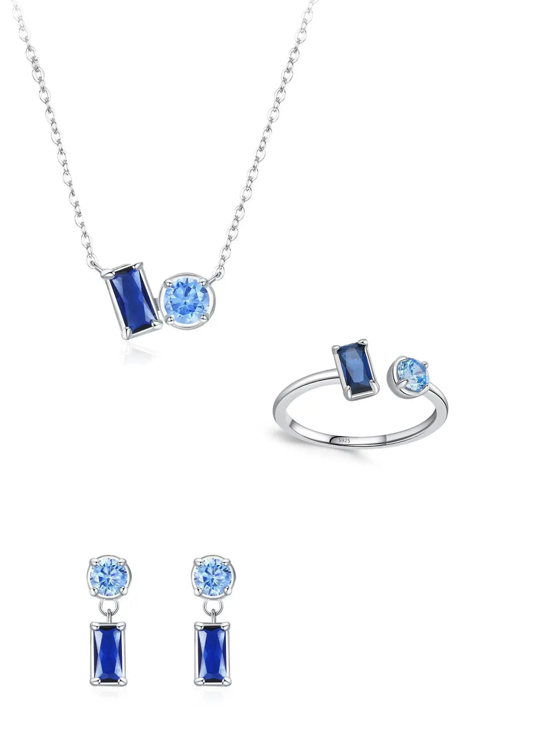 SAPPHIRE-TONE JEWELRY