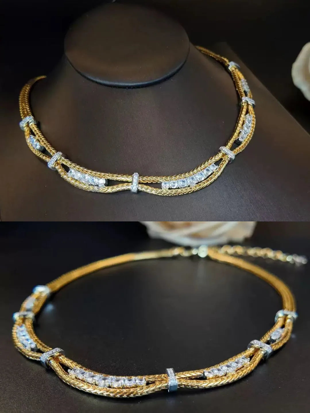 BRASS PAVE LOCK CHOKER