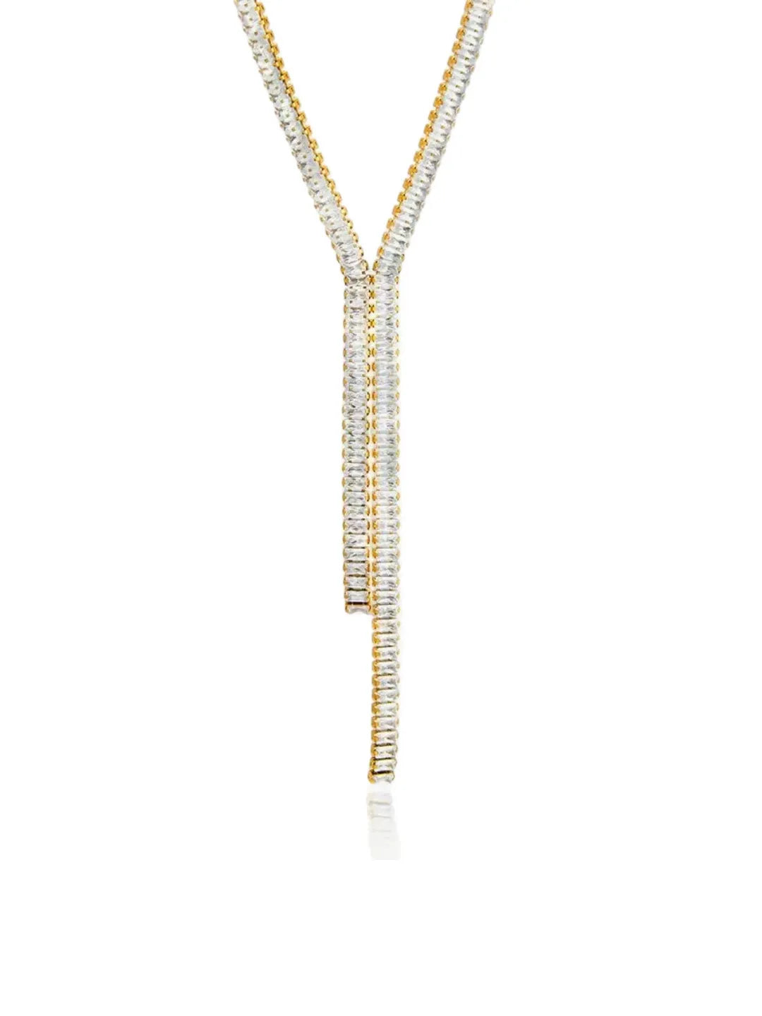 SQUARE CZ Y NECKLACE