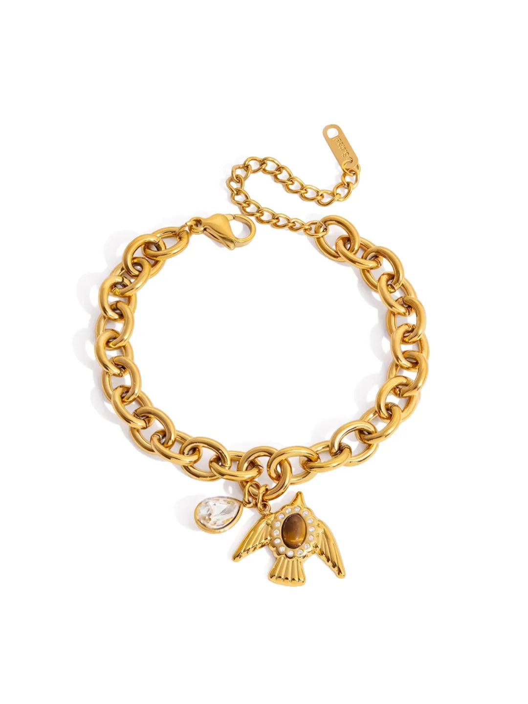 TIGER EYE DOVE BRACELET