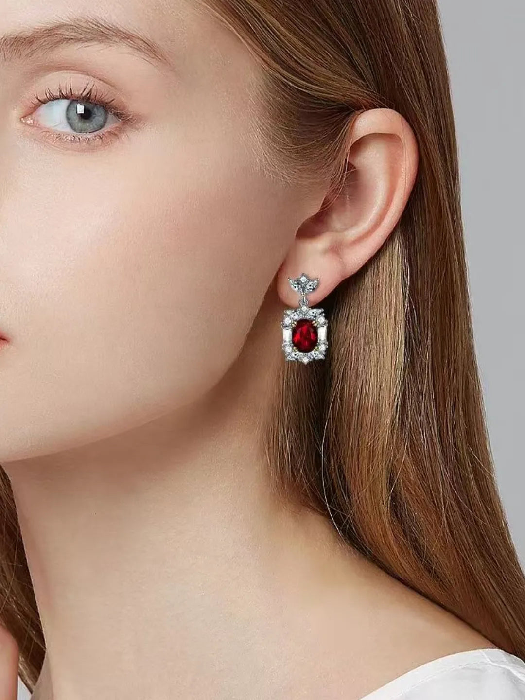 RUBY-TONE SILVER JEWELRY