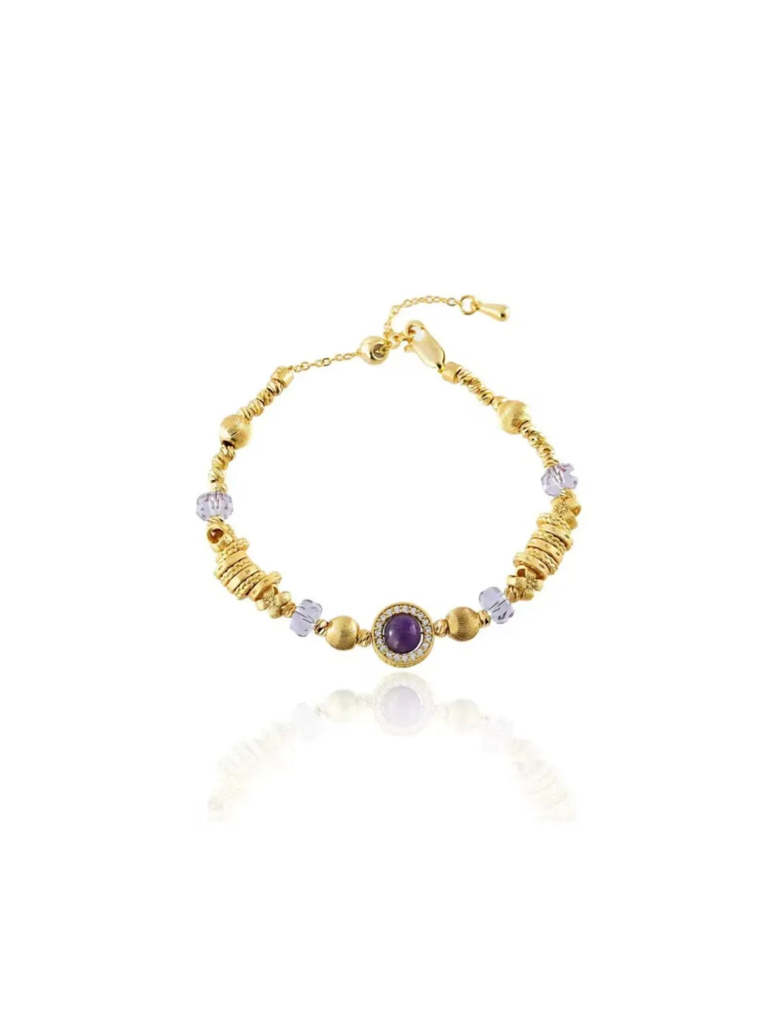 PURPLE BEAD BRACELET