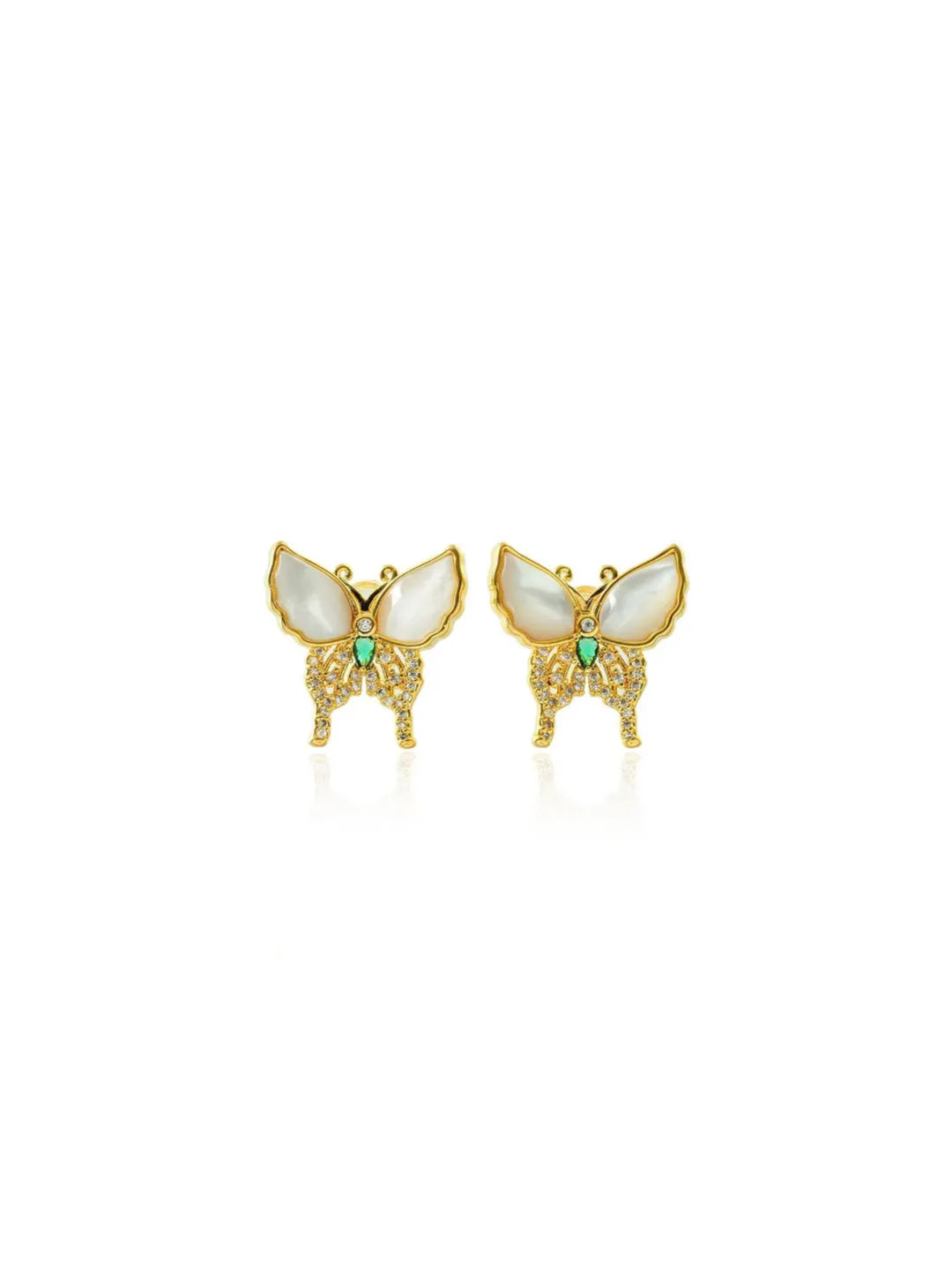 PEARL BUTTERFLY EARRINGS
