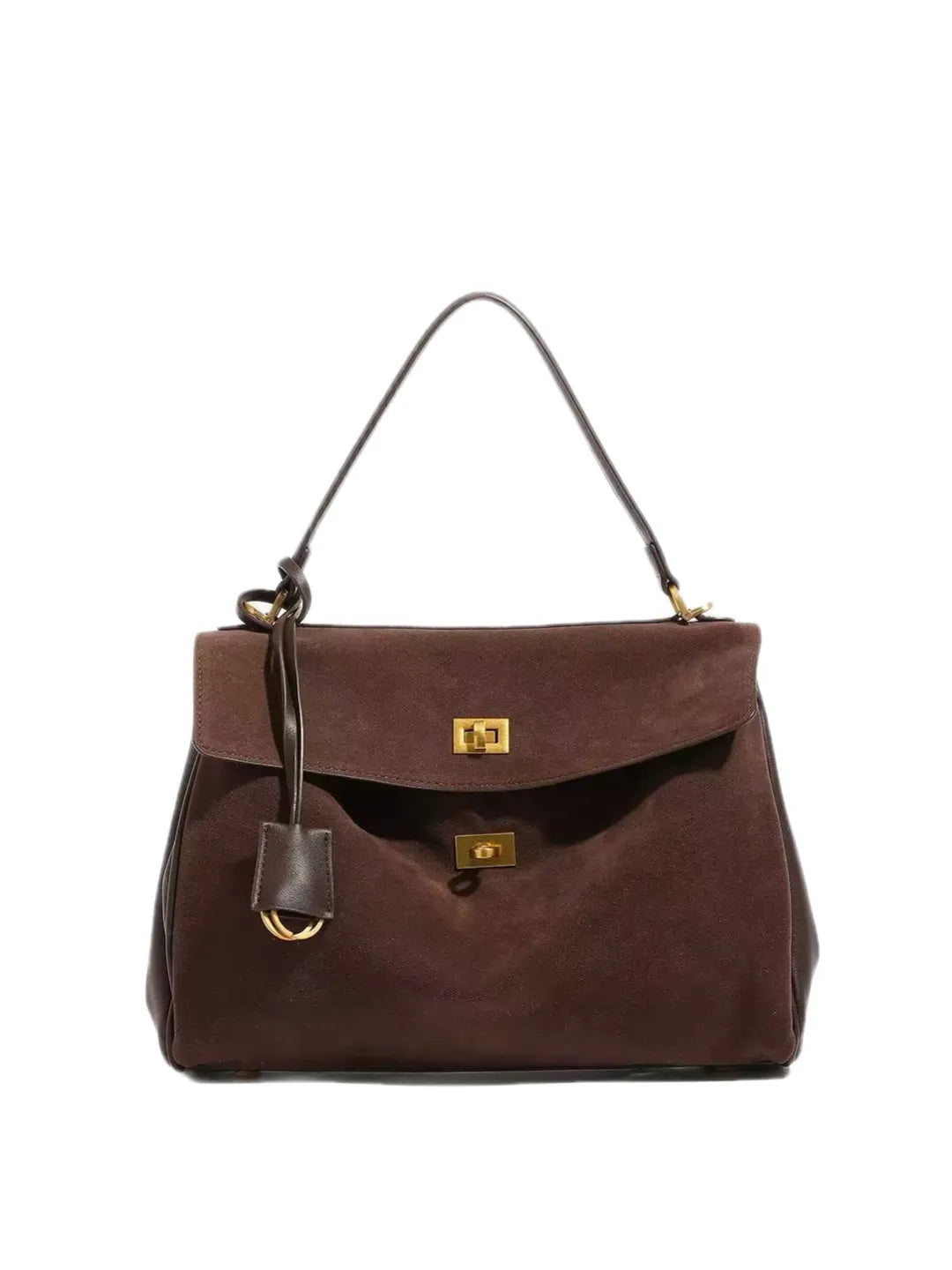 MATTE SUEDE KELLY BAG  – GIFTABLE