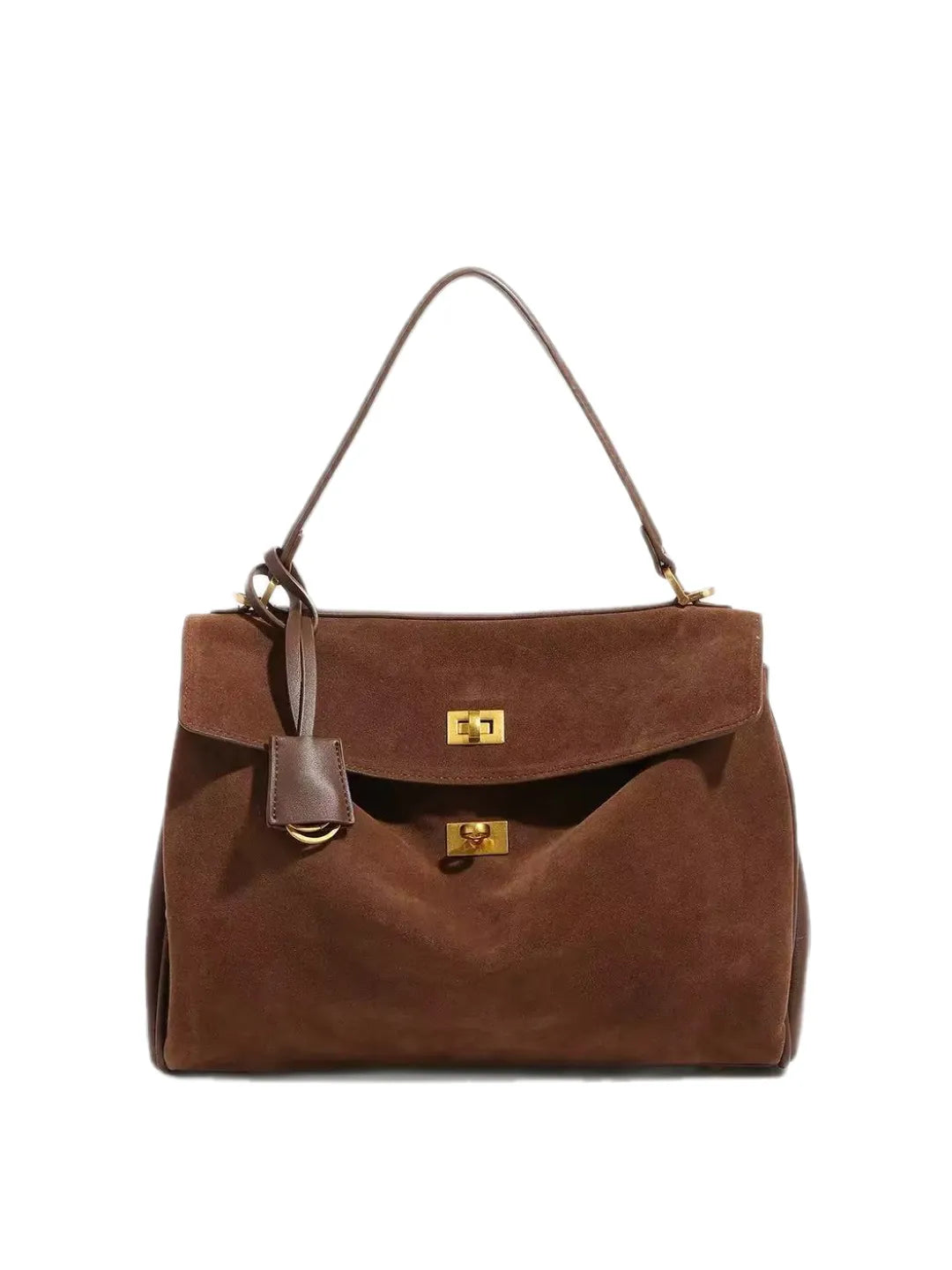 MATTE SUEDE KELLY BAG  – GIFTABLE