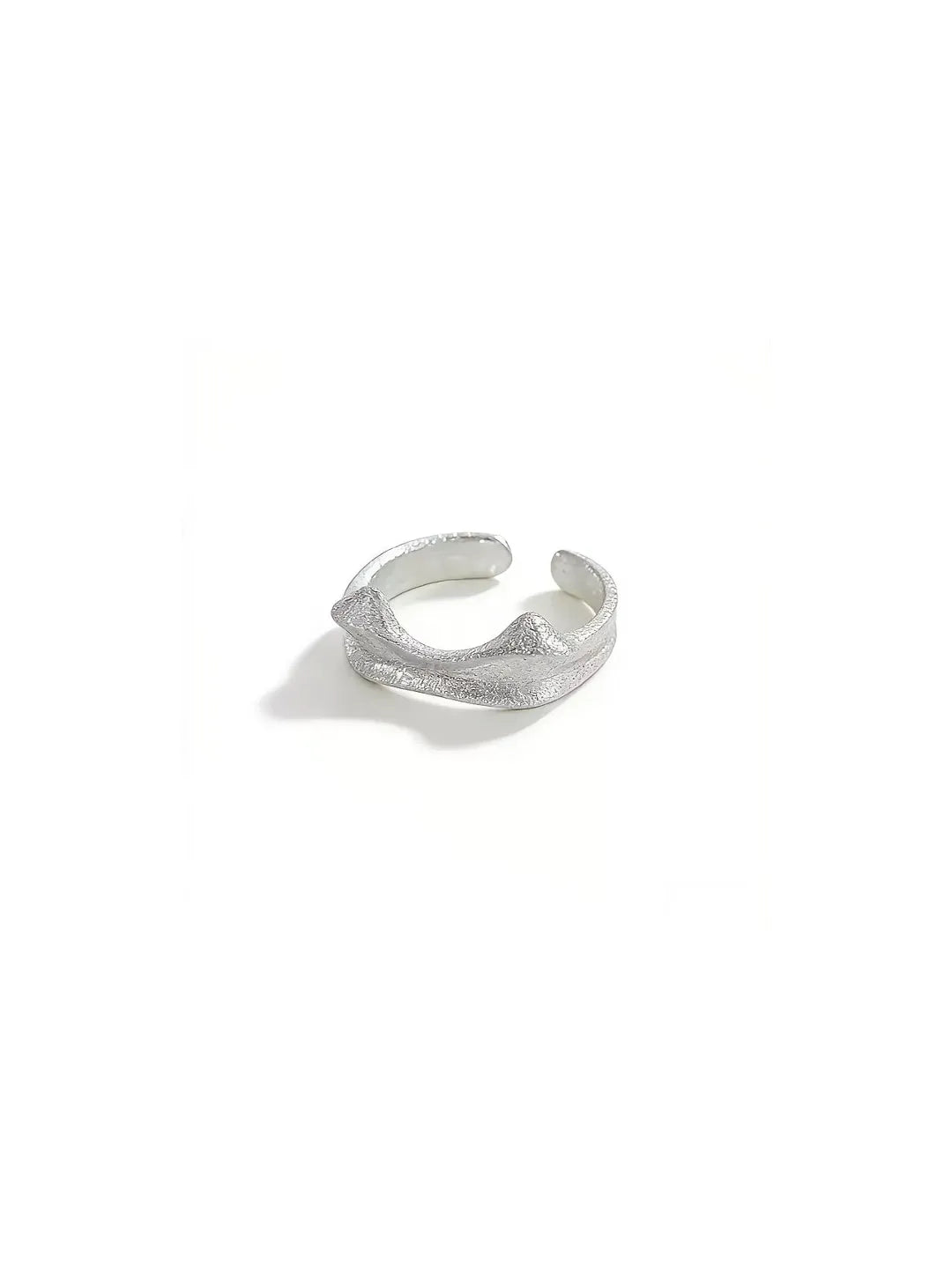 CAT MATTE SILVER RING
