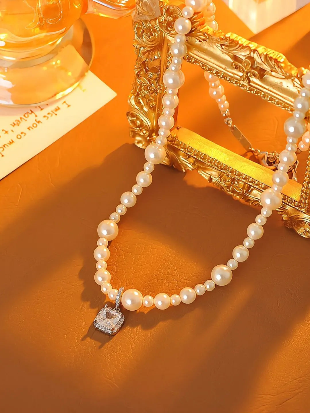 SUGAR CUBE PEARL NECKLACE