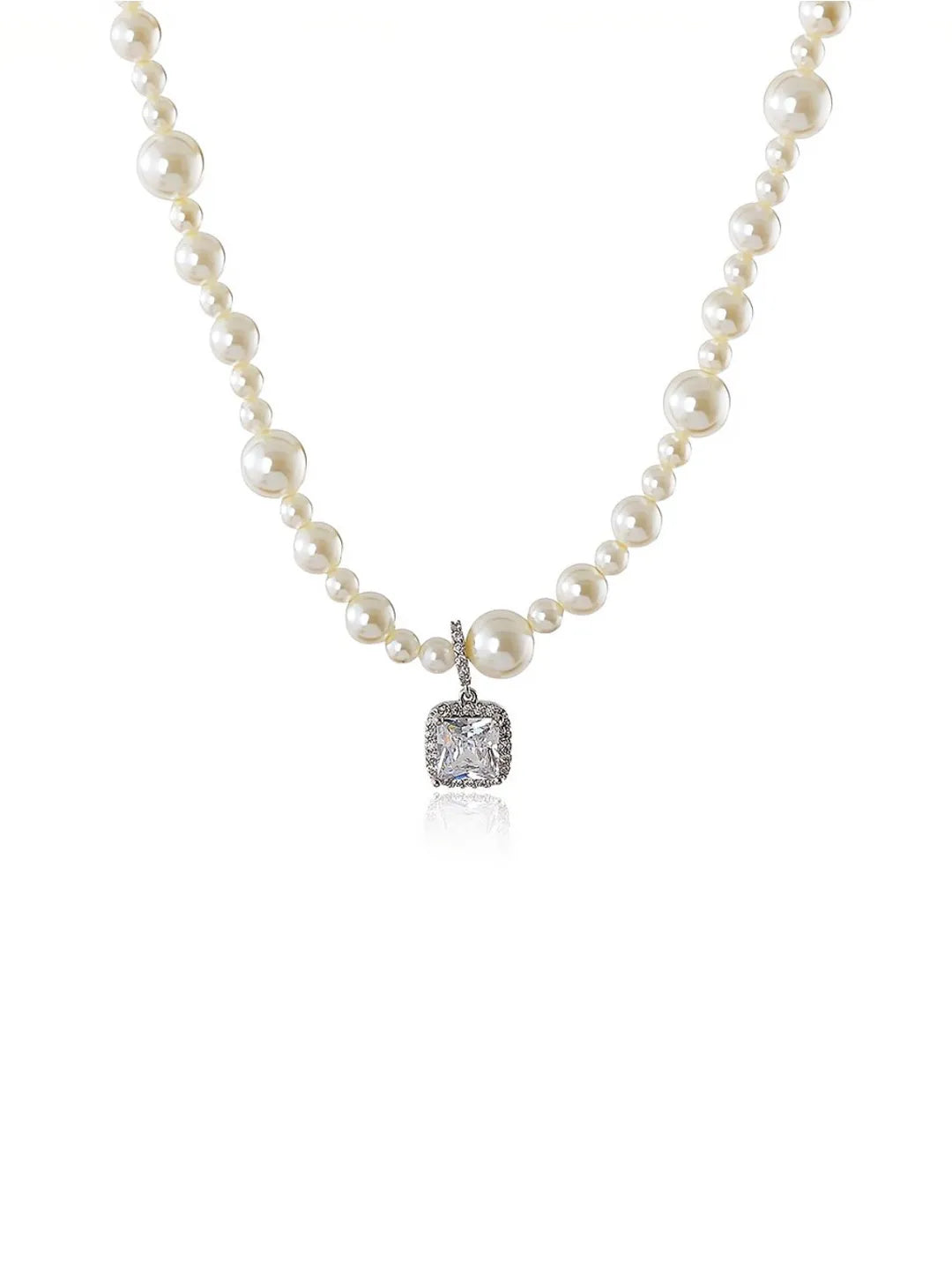 SUGAR CUBE PEARL NECKLACE